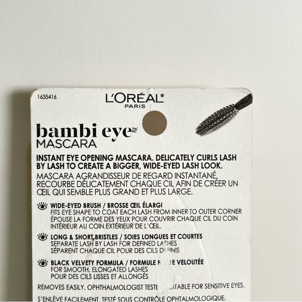 L'Oréal Paris Bambi Eye Mascara Bundle Two #402 Black Brown Volume Full Size NEW - Picture 4 of 5